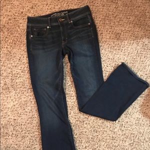 AEO Kick Boot Jeans Dark Wash